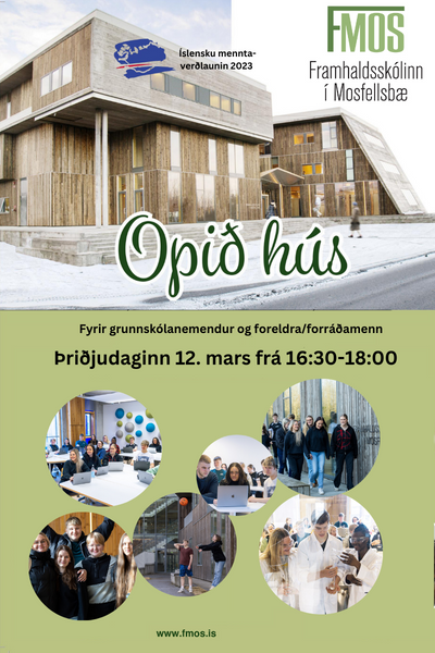 Opið hús 12. mars