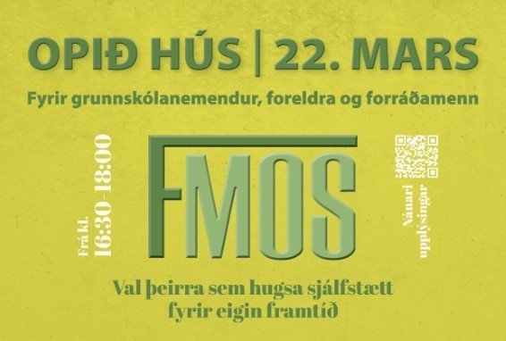 Opið hús 22. mars
