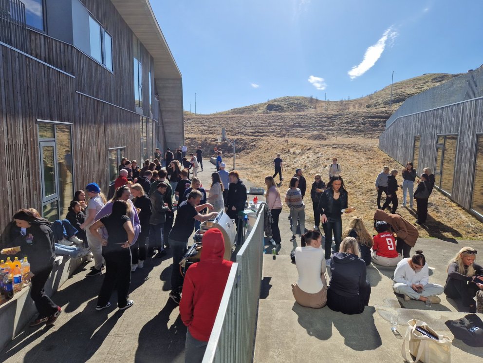 Pylsugrill á öðrum degi sumars