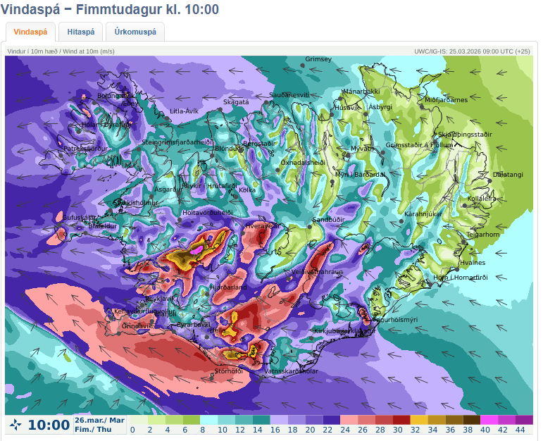 Skólahald fellur niður fimmtudaginn 26. mars
