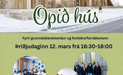 Opið hús 12. mars