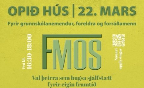 Opið hús 22. mars