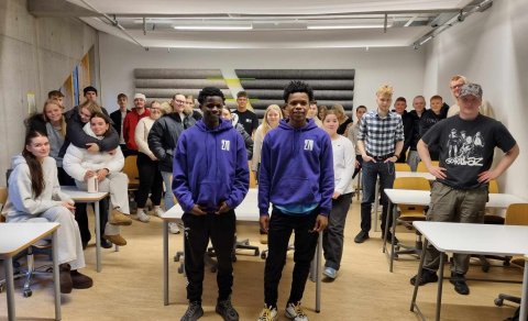 Fótboltastrákar í FMOS