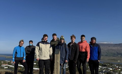 Göngugarpar á Lágafelli