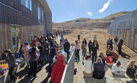 Pylsugrill á öðrum degi sumars