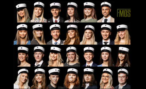 Útskriftarnemar FMOS 28. maí 2021